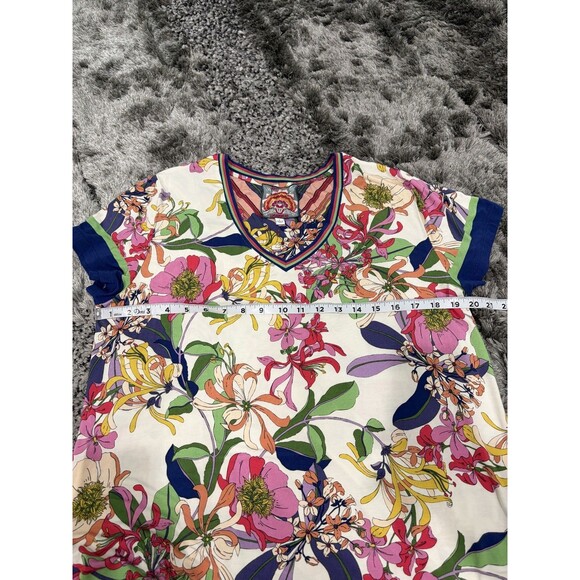 Johnny Was  Floral TShirt Size Large T-shirt - Picture 3 of 6